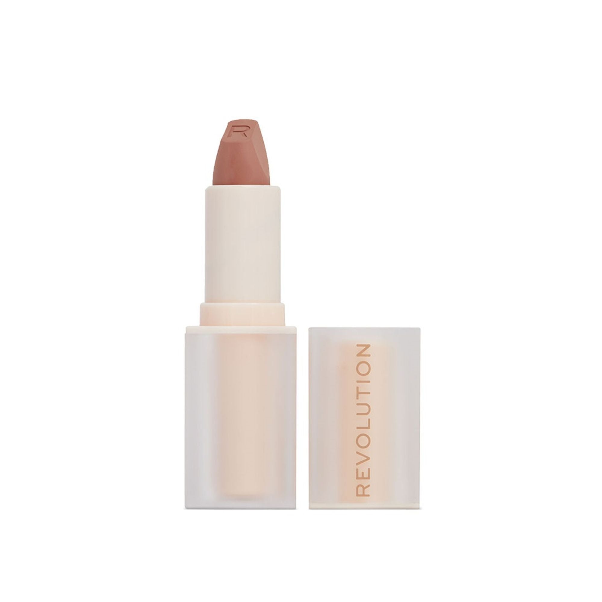 Makeup Revolution Lip Allure Soft Satin Lipstick - Chauffeur Nude - Distacart