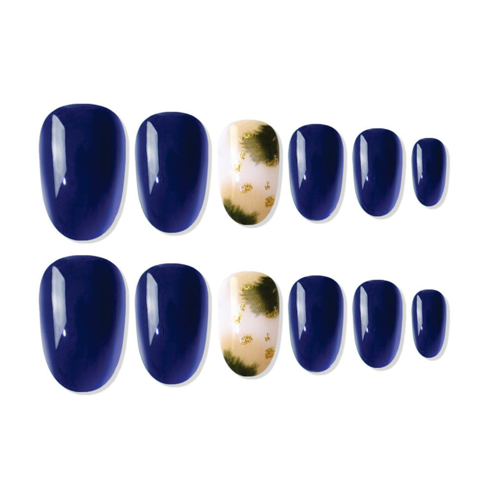 shills professional reusable press on nails oval spn705