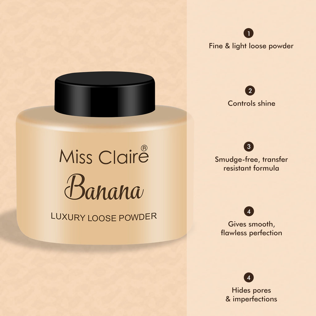 Miss Claire Luxury Loose Powder - Banana