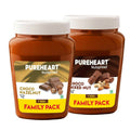 Pureheart Nut Spread Combo of Choco Hazelnut and Choco Mixed Nut - Distacart