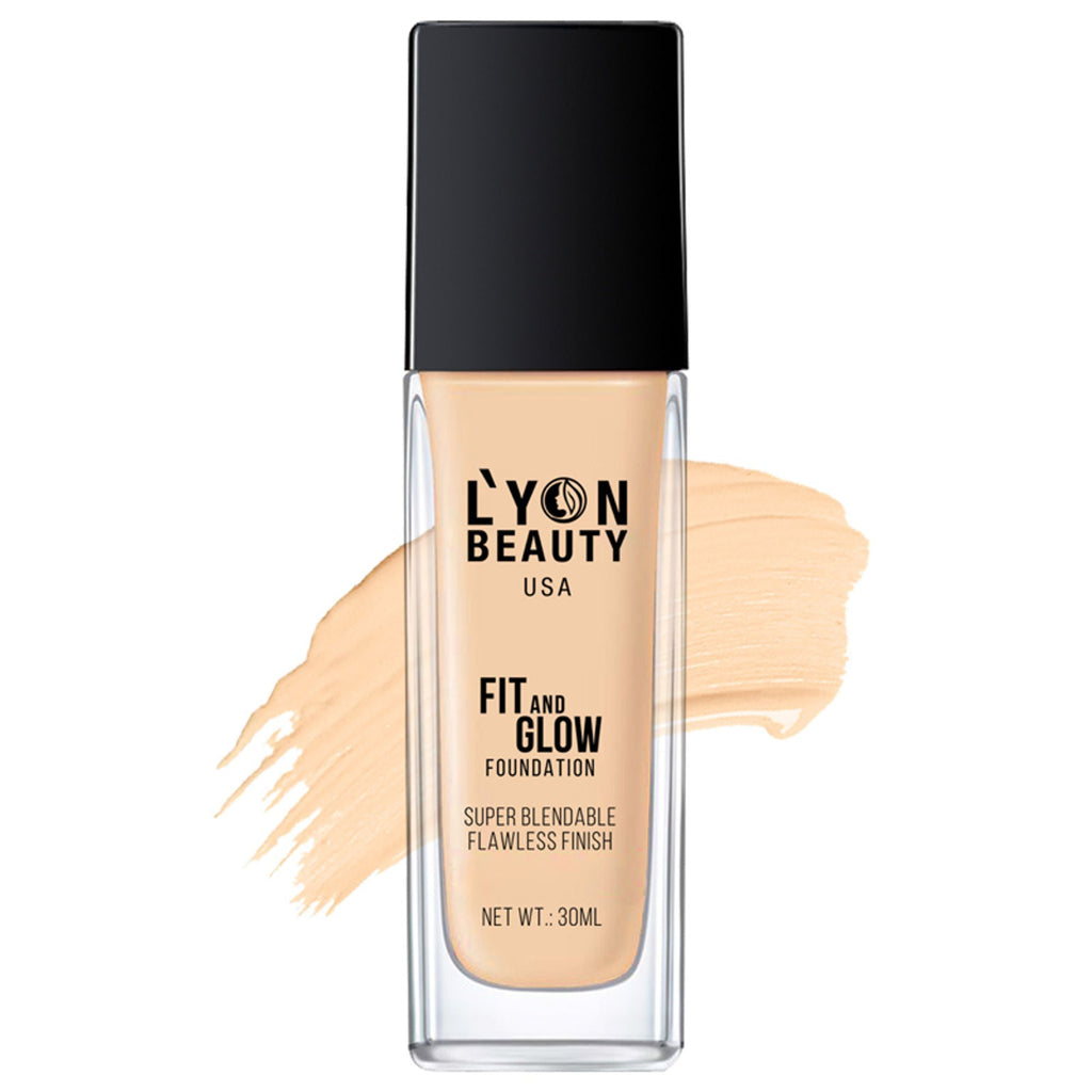 Lyon Beauty Fit & Glow Foundation - Ivory Rose 01