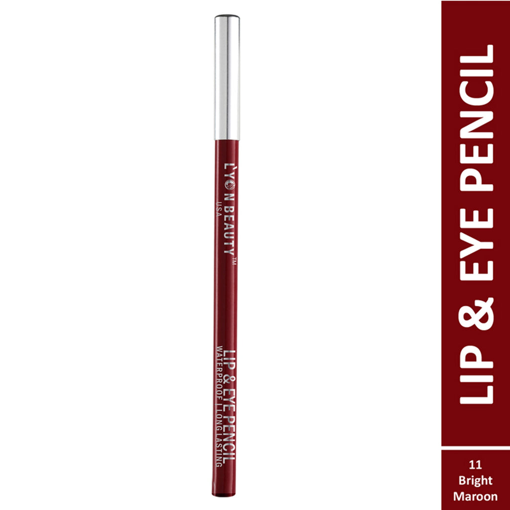 Lyon Beauty Lip & Eye Pencil - Bright Maroon 11