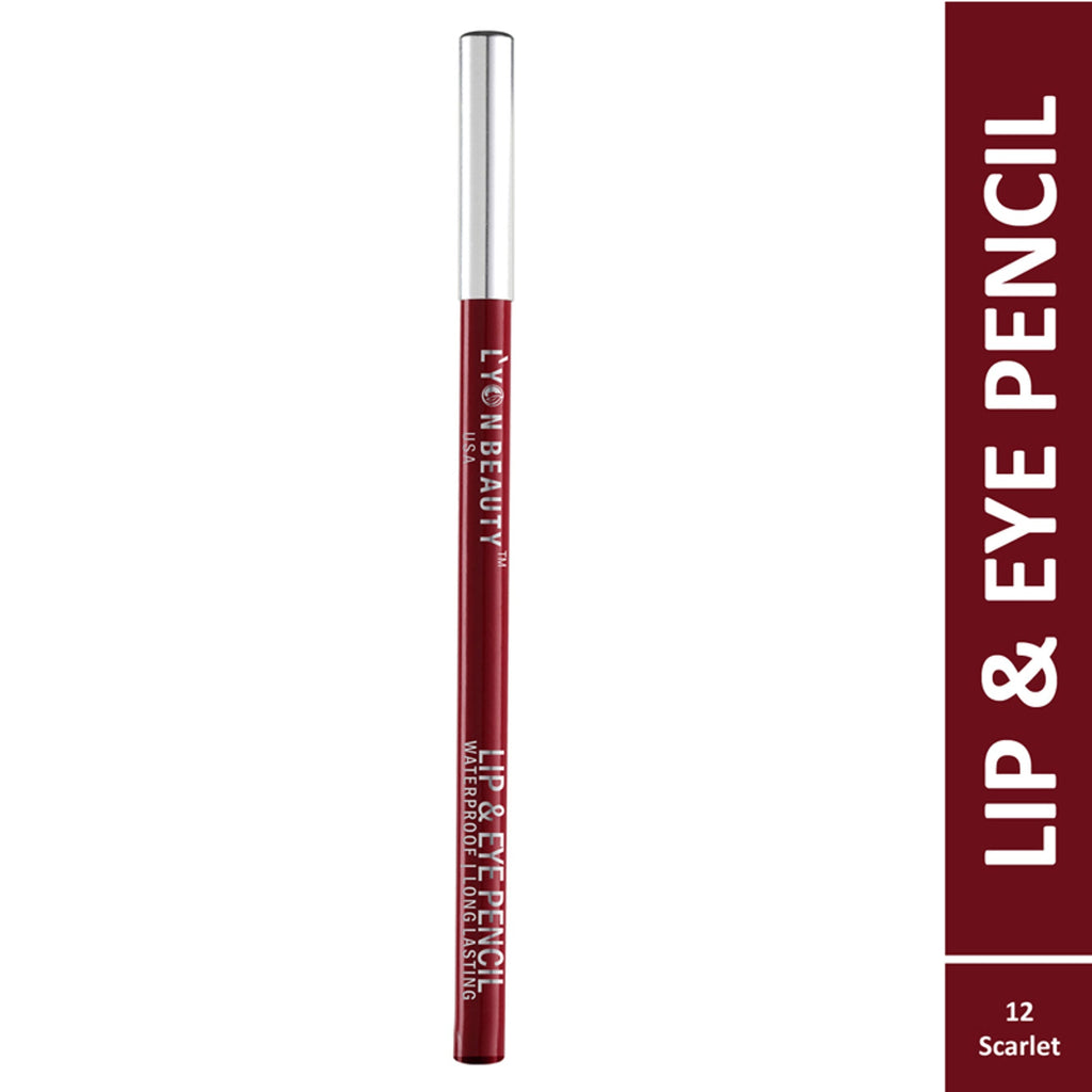 Lyon Beauty Lip & Eye Pencil - Scarlet 12