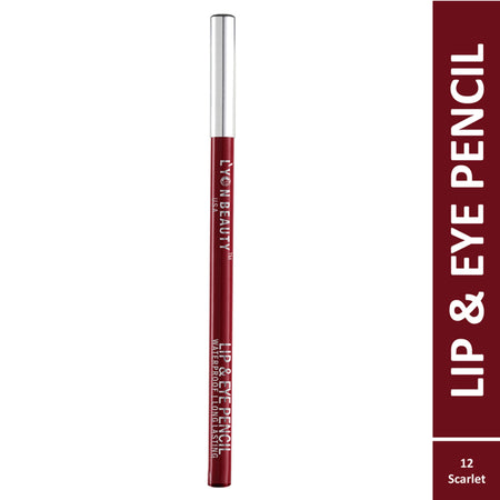 Lyon Beauty Lip & Eye Pencil - Scarlet 12