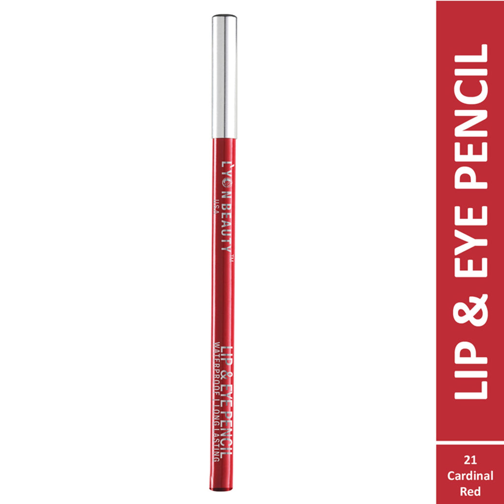 Lyon Beauty Lip & Eye Pencil - Cardinal Red 21
