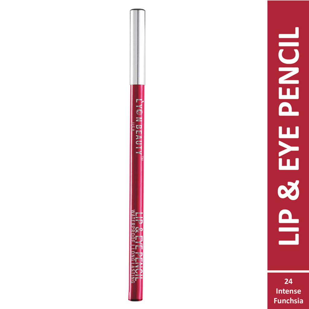 Lyon Beauty Lip & Eye Pencil - Intense Funchsia 24