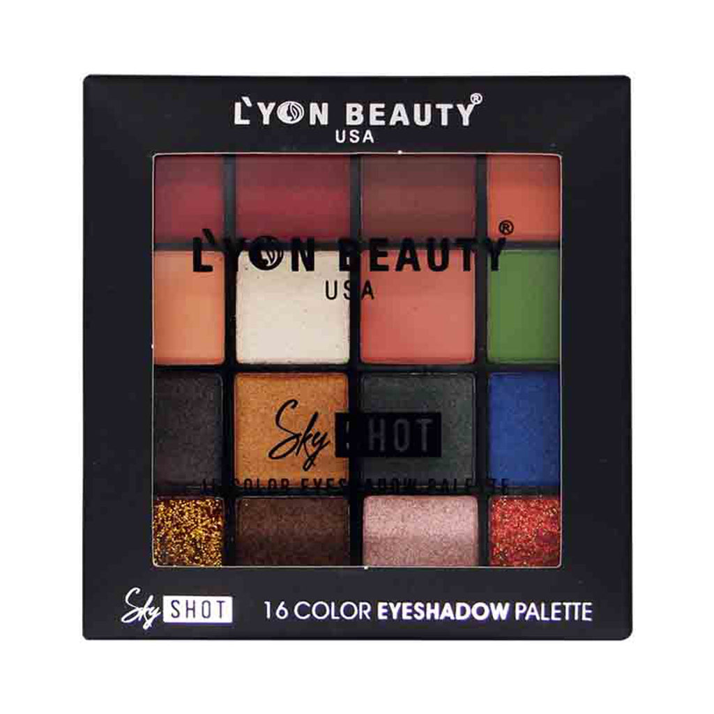 Lyon Beauty Sky Shot 16 Color Eyeshadow Palette - Multi-Color 01