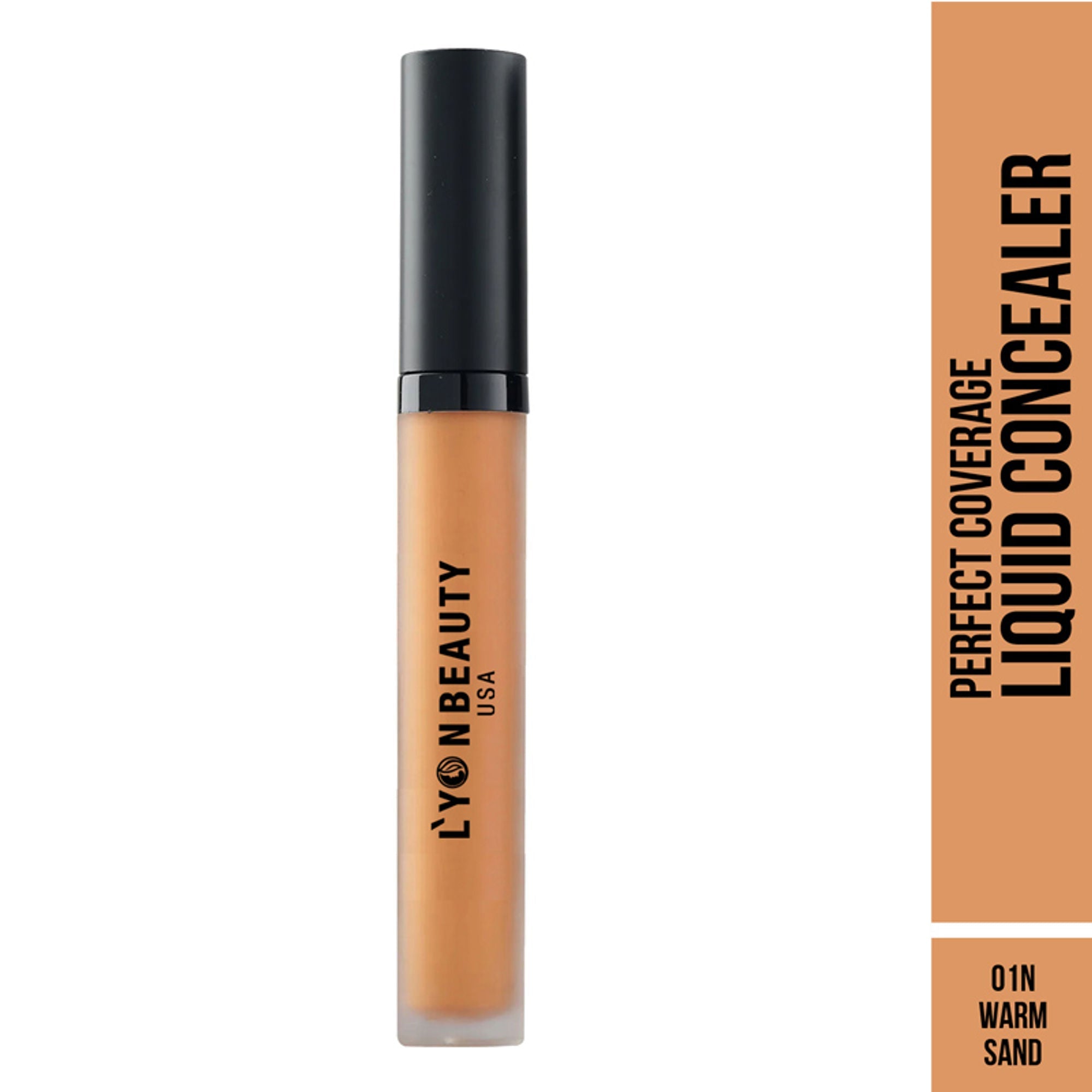 Lyon Beauty Perfect Coverage Liquid Concealer - Warm Sand 01