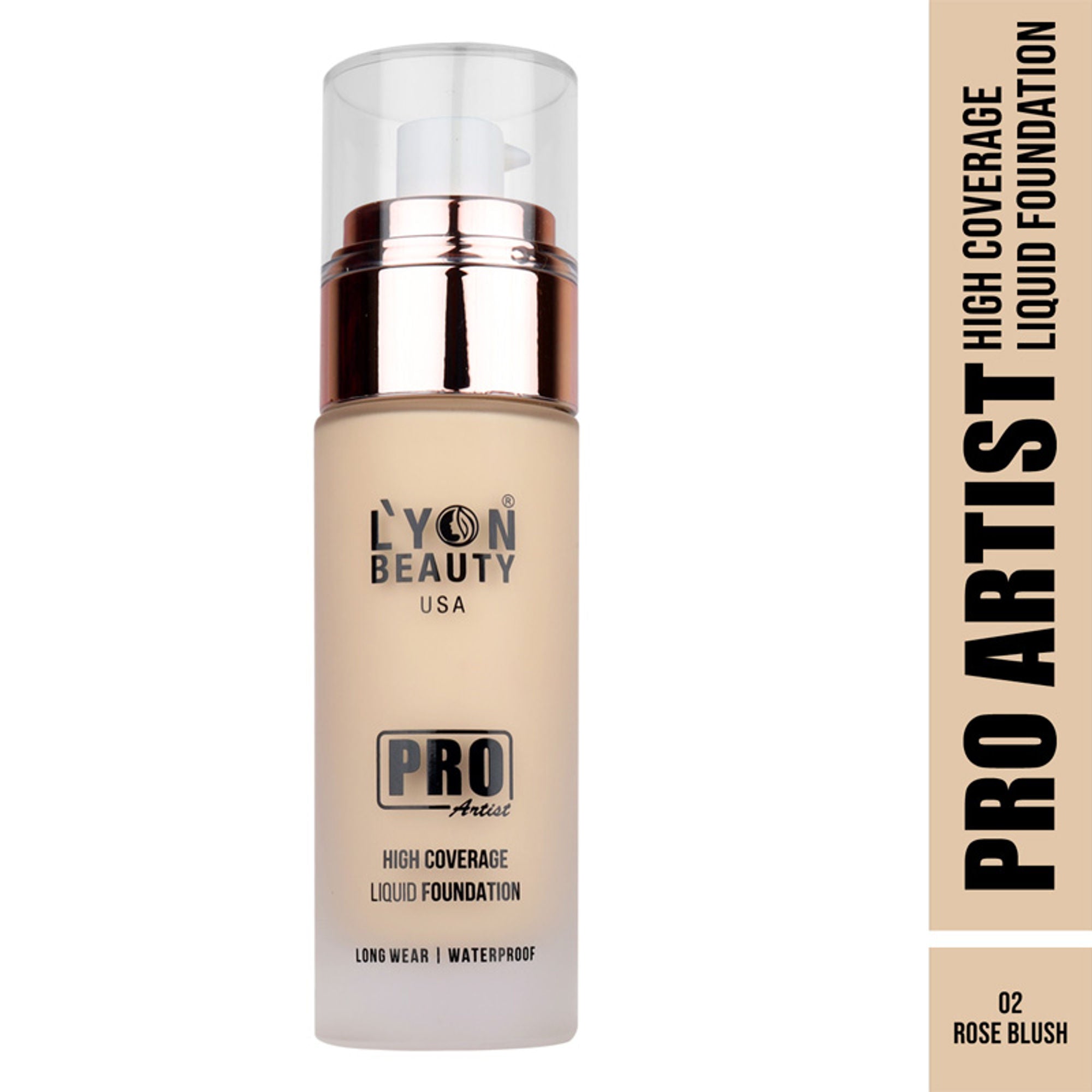 Lyon Beauty Pro Artist High Coverage Foundation - Rose Blush 02