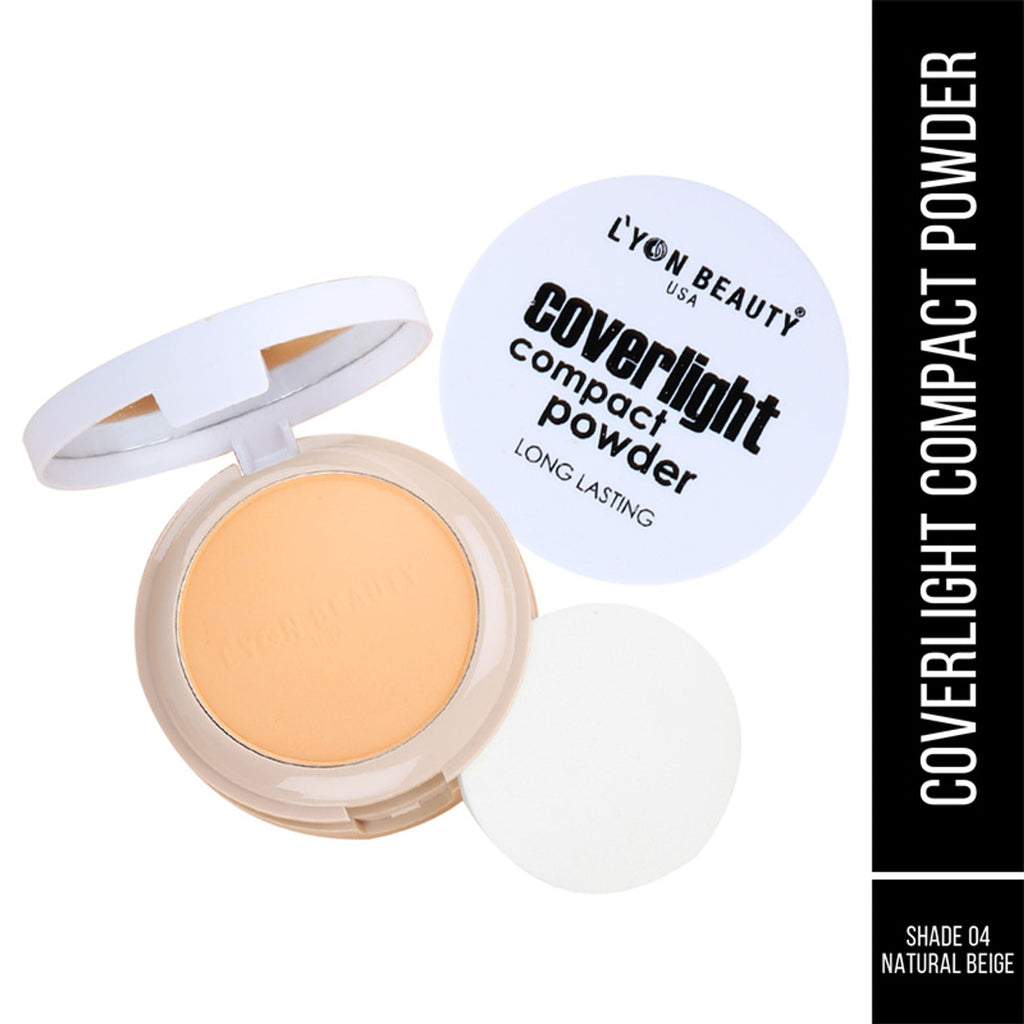 Lyon Beauty Coverlight Compact Powder - Natural Beige 04