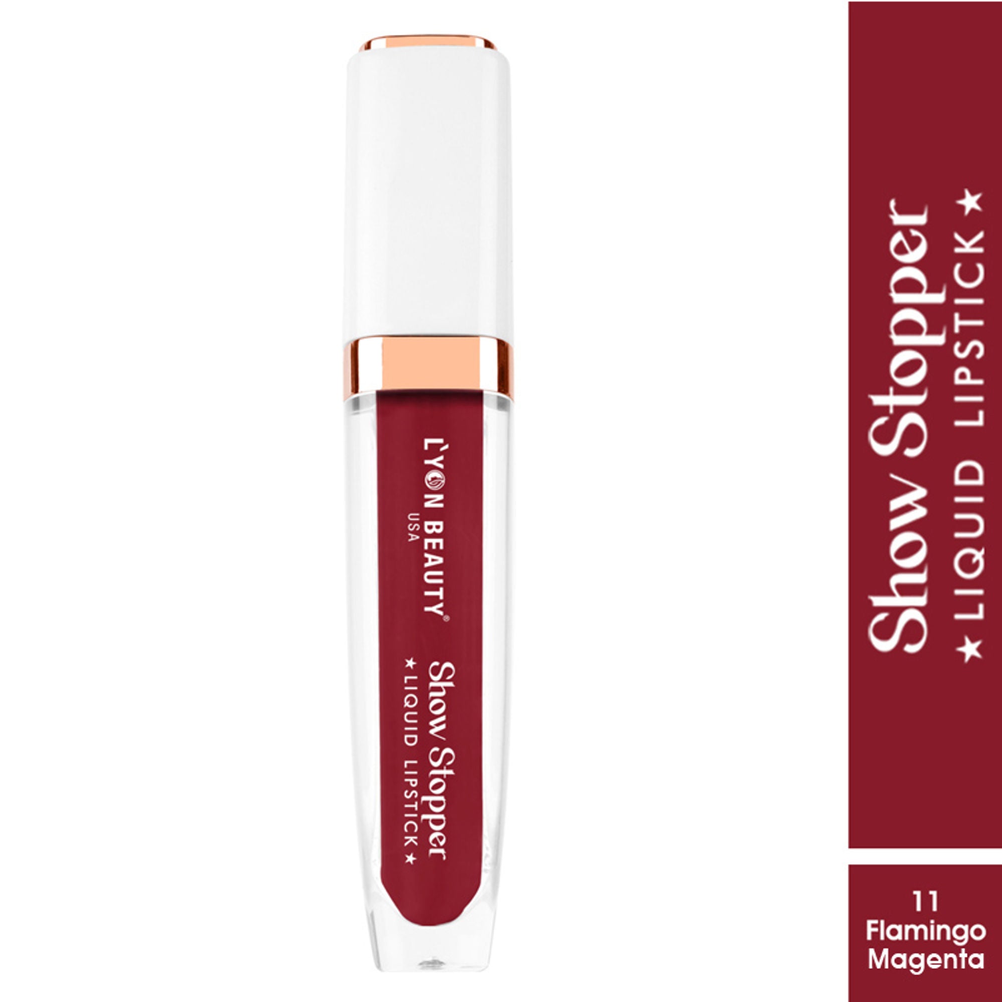 Lyon Beauty Show Stopper Liquid Lipstick - Flamingo Magenta 11