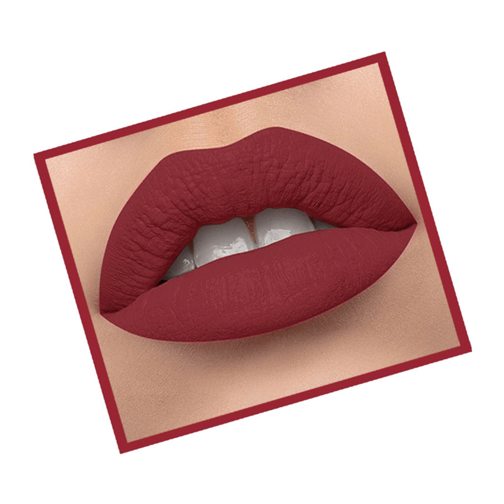 Lyon Beauty Lip Luster Non Transfer Matte Lipstick - Indian Red 09