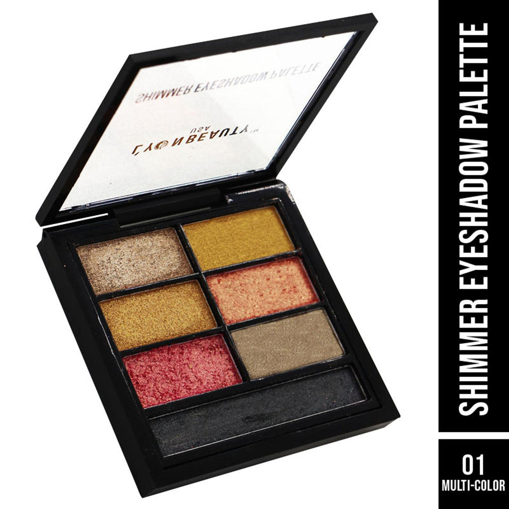 Lyon Beauty Shimmer Eyeshadow Palette - Multi-Color 01