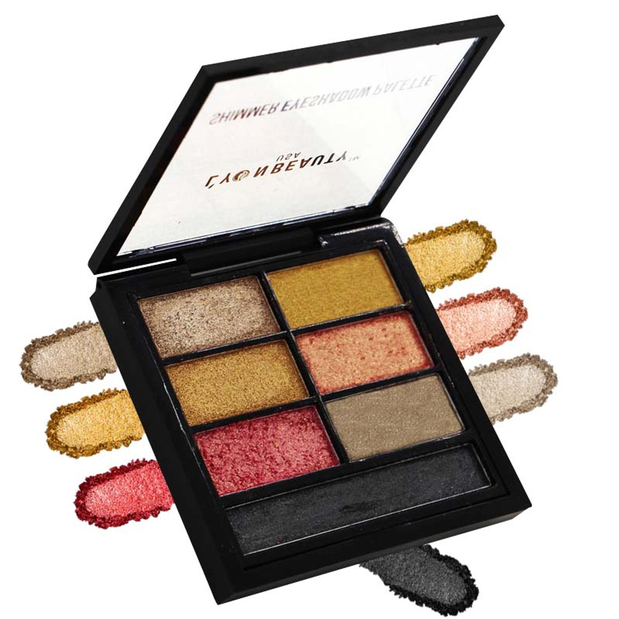 Lyon Beauty Shimmer Eyeshadow Palette - Multi-Color 01