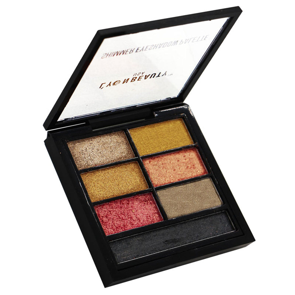 Lyon Beauty Shimmer Eyeshadow Palette - Multi-Color 01