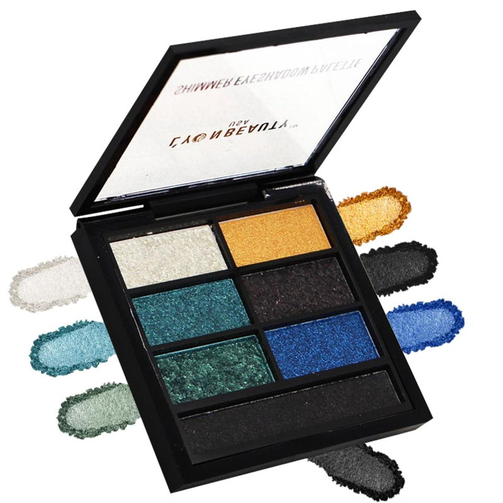 Lyon Beauty Shimmer Eyeshadow Palette - Multi-Color 02
