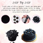 confect black gum paste br b 250 gms b