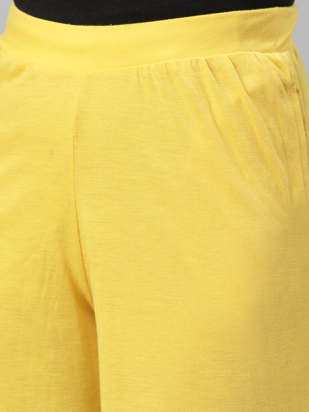 Souchii Women Yellow Knitted Palazzos - Distacart
