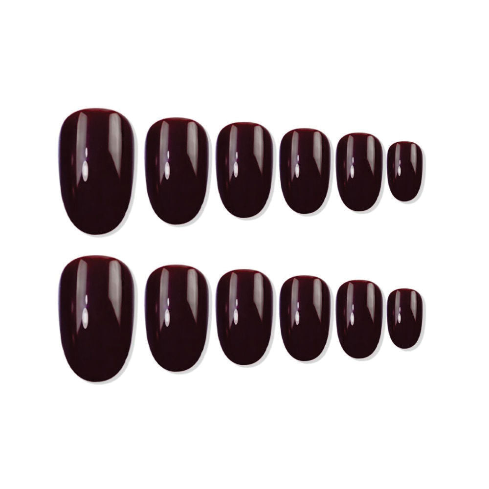 shills professional reusable press on nails oval spn505