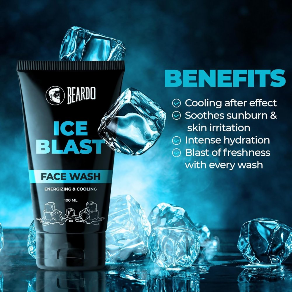 Beardo Ice Blast Cooling Facewash - Distacart