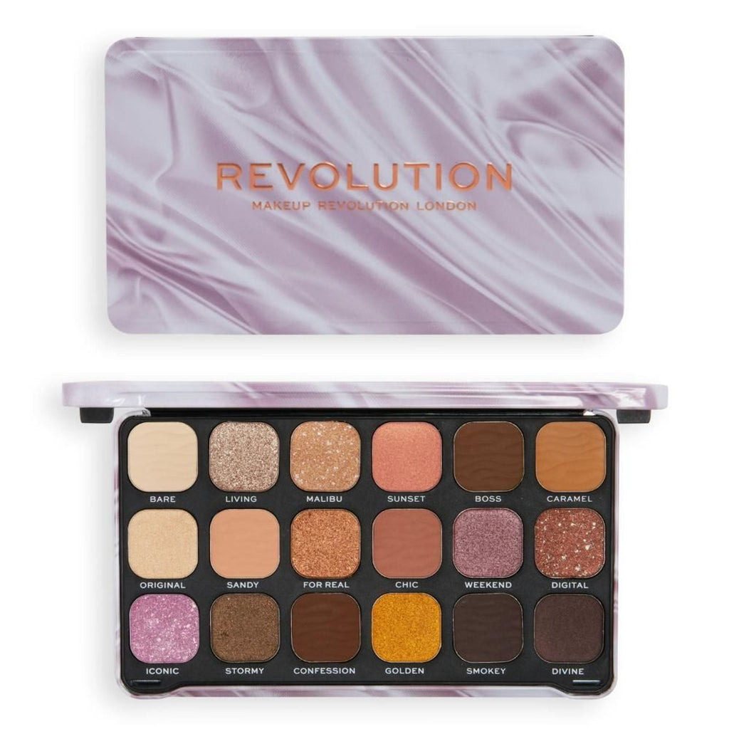 Makeup Revolution Forever Flawless Nude Silk Eyeshadow Palette - Distacart