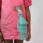 ArthLife Coral Pink Doll A-Line Dress