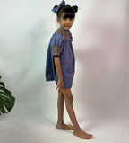 ArthLife Indigo Smocked Dress