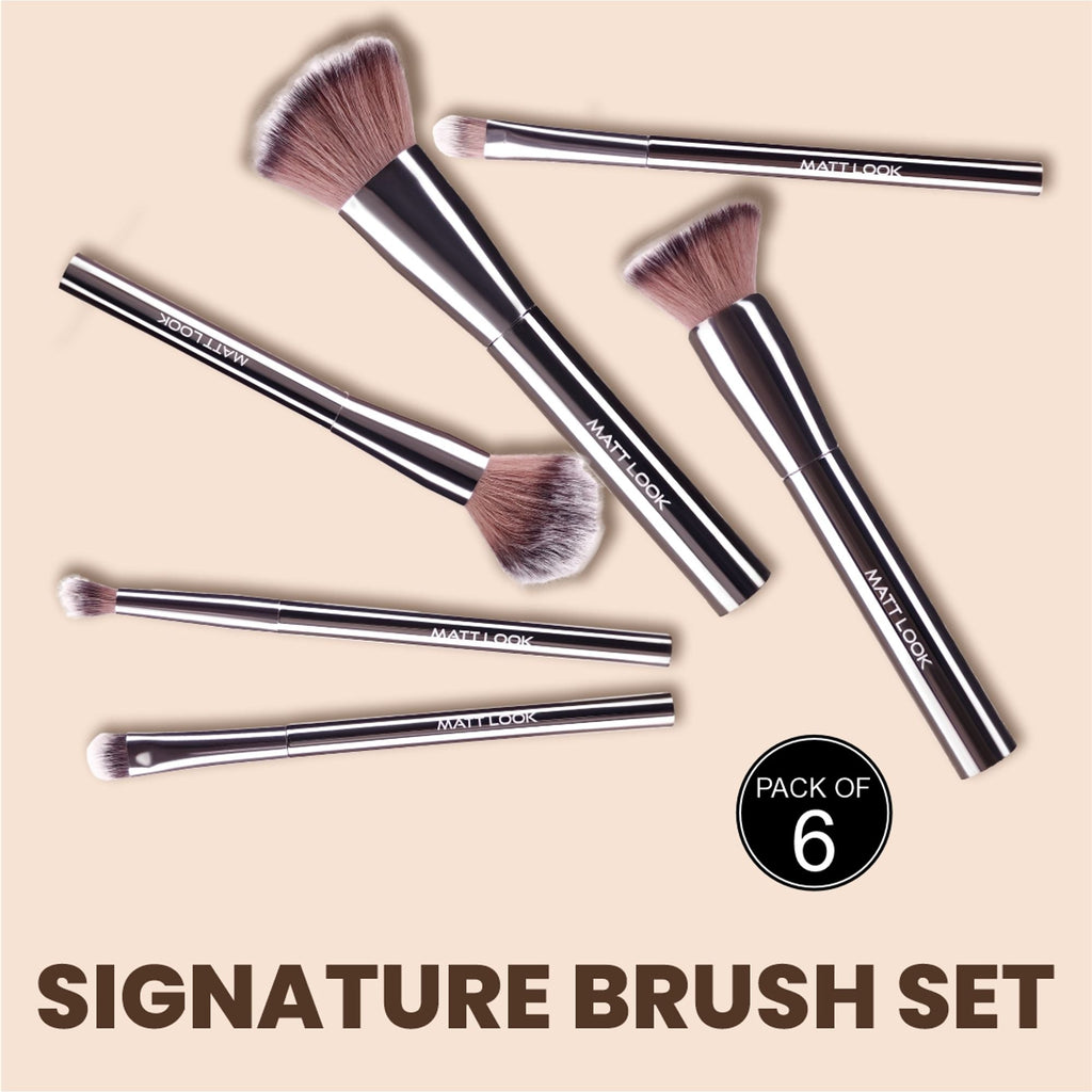 Matt Look Professional Signature Brush - Set of 6