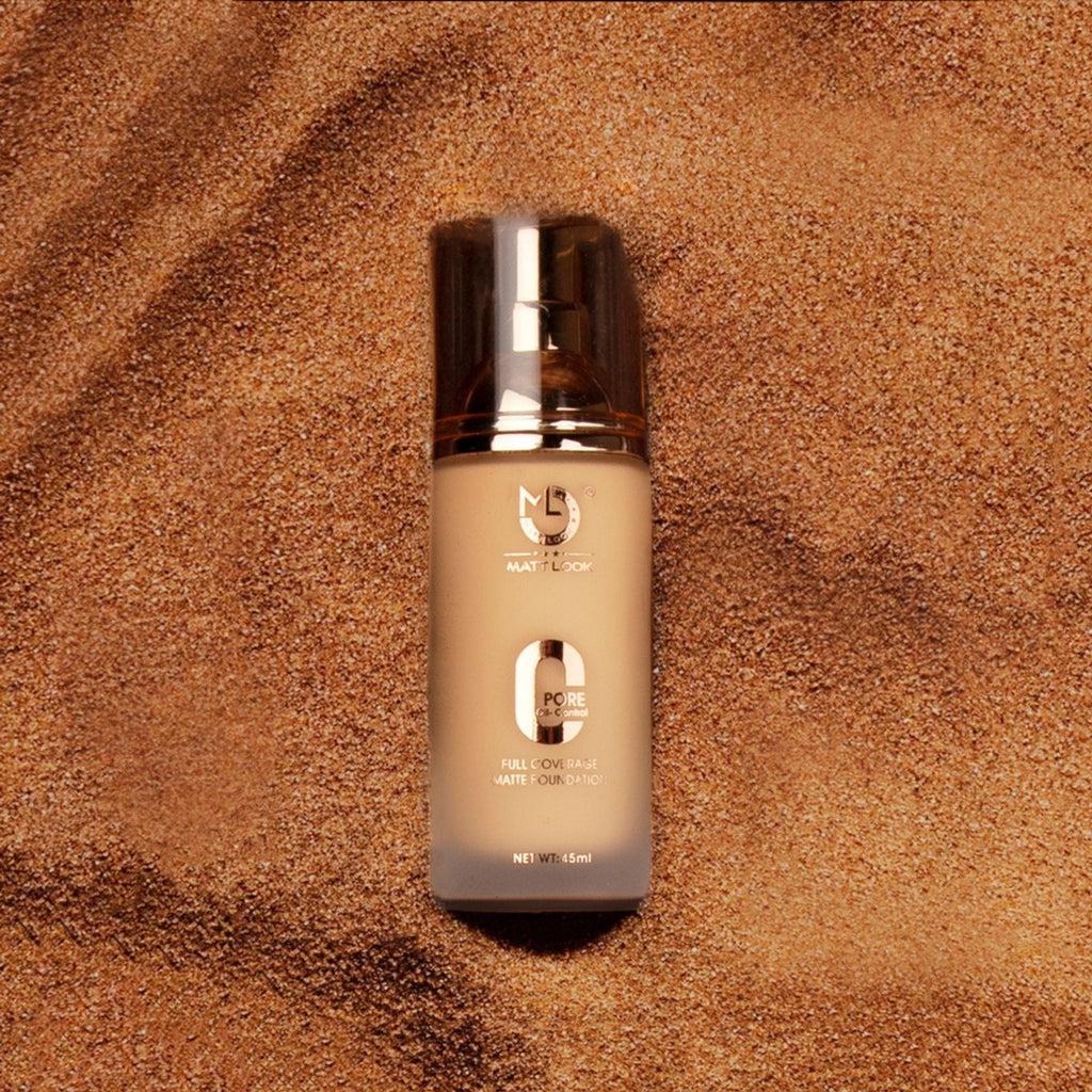 Matt Look Zero Pore Oil Control Full Coverage Matte Foundation - Porcelain