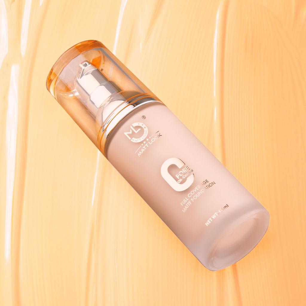 Matt Look Zero Pore Oil Control Full Coverage Matte Foundation - Pure Beige