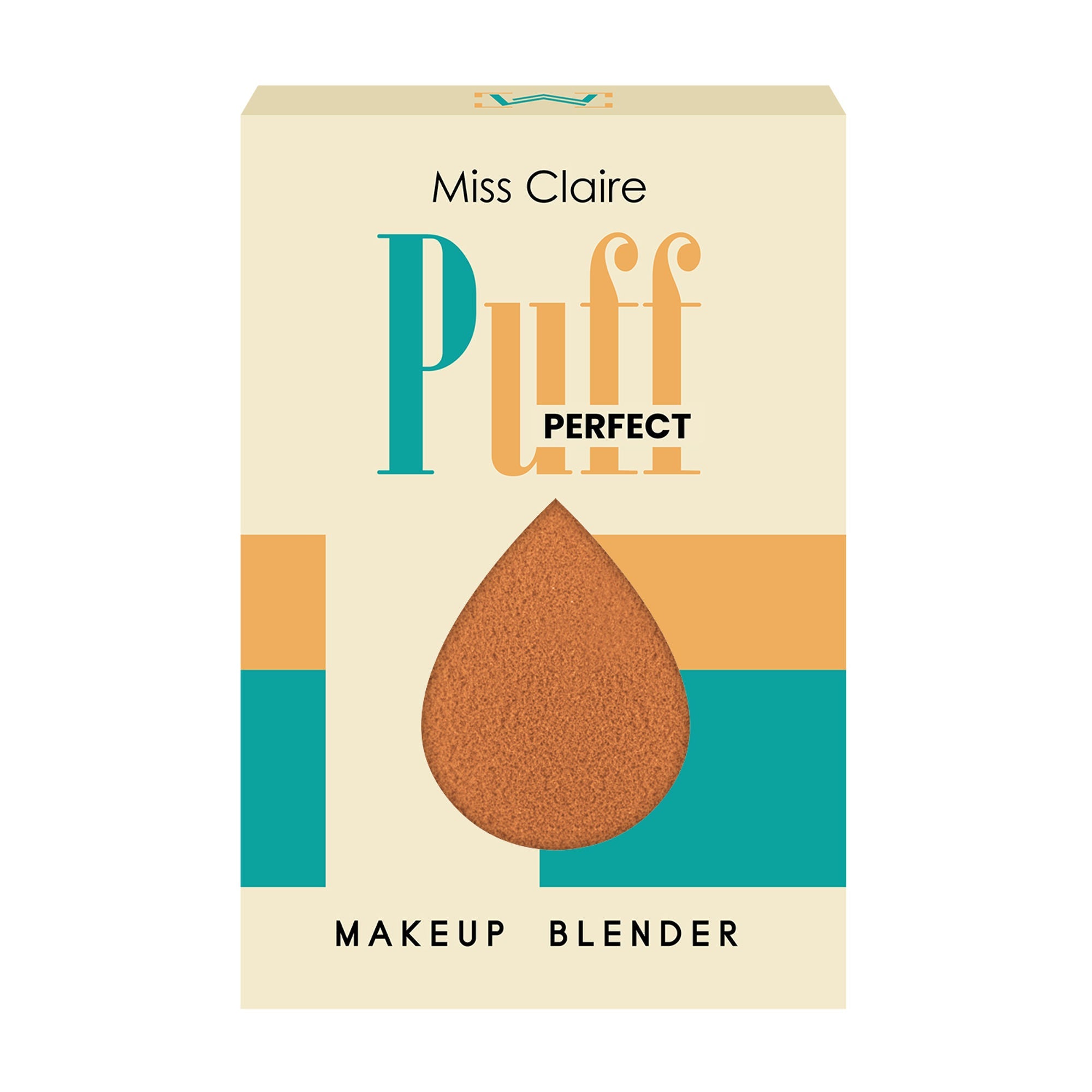 Miss Claire Beauty Blender - Orange - Distacart