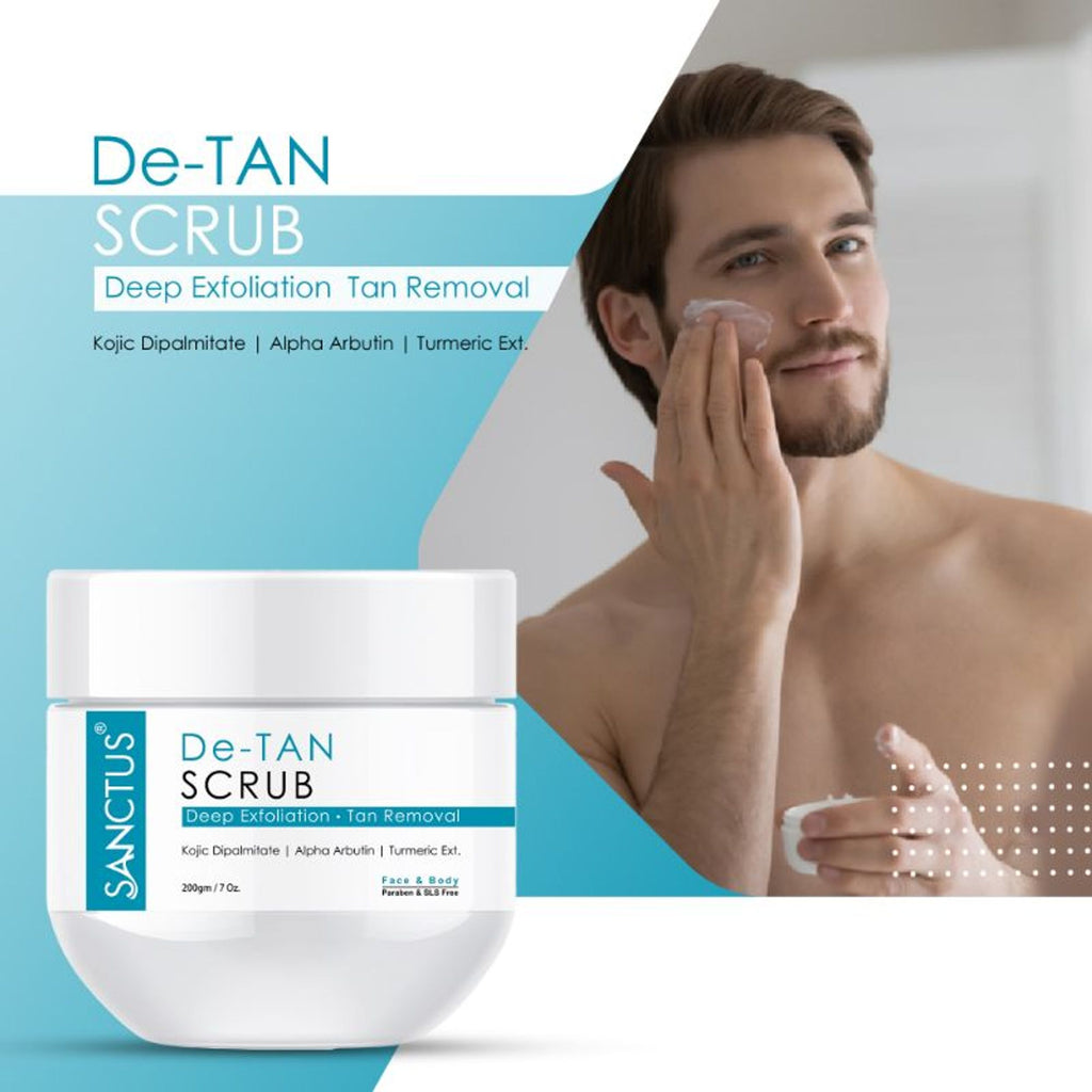 SANCTUS De-Tan Scrub Deep Exfoliation For Tan Removal
