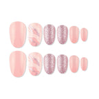 shills professional reusable press on nails oval spn692
