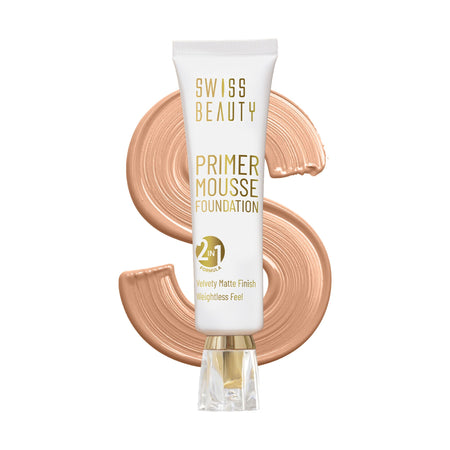 Swiss Beauty Primer Mousse Foundation - 07 Warm Fawn