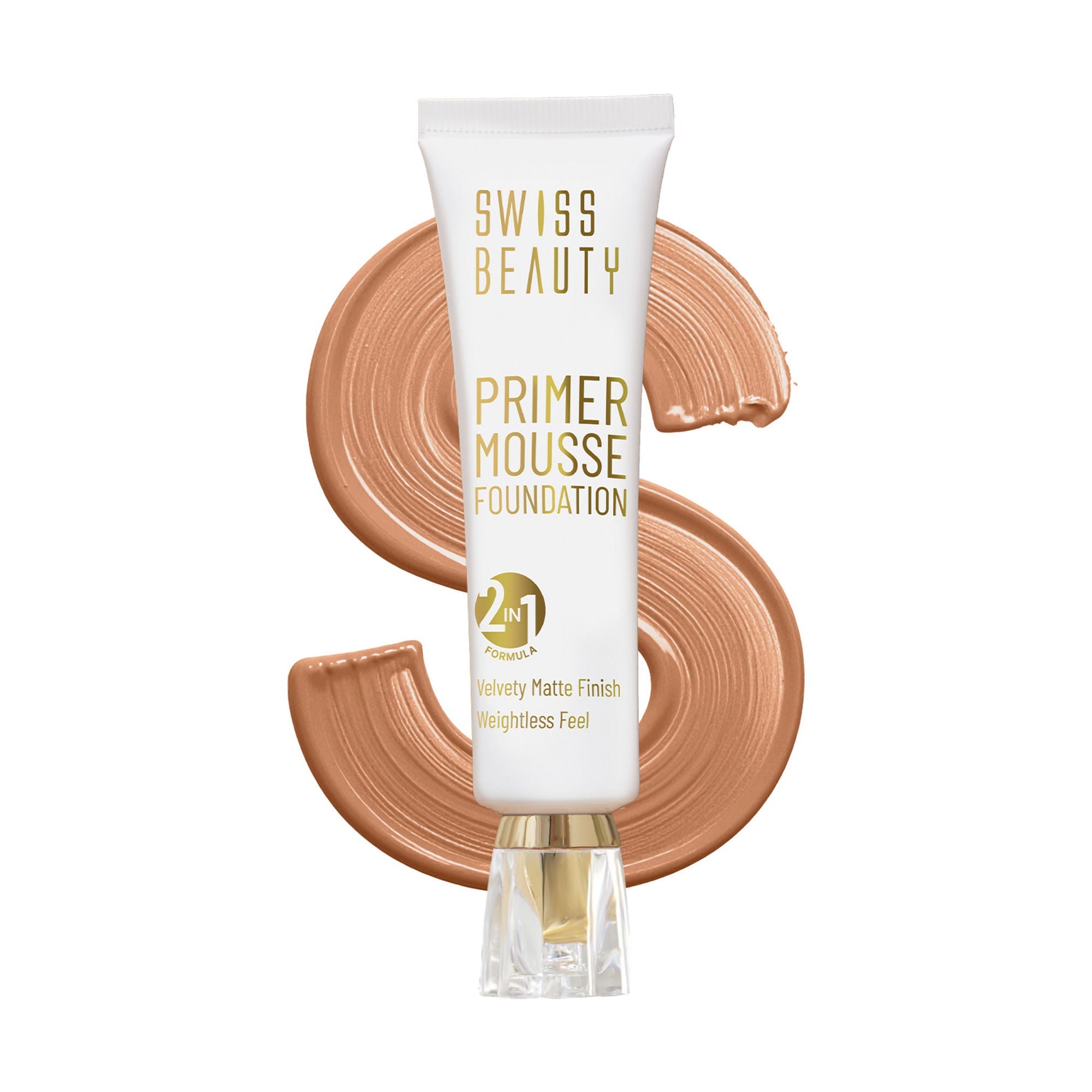 Swiss Beauty Primer Mousse Foundation - 08 Coffee Cream