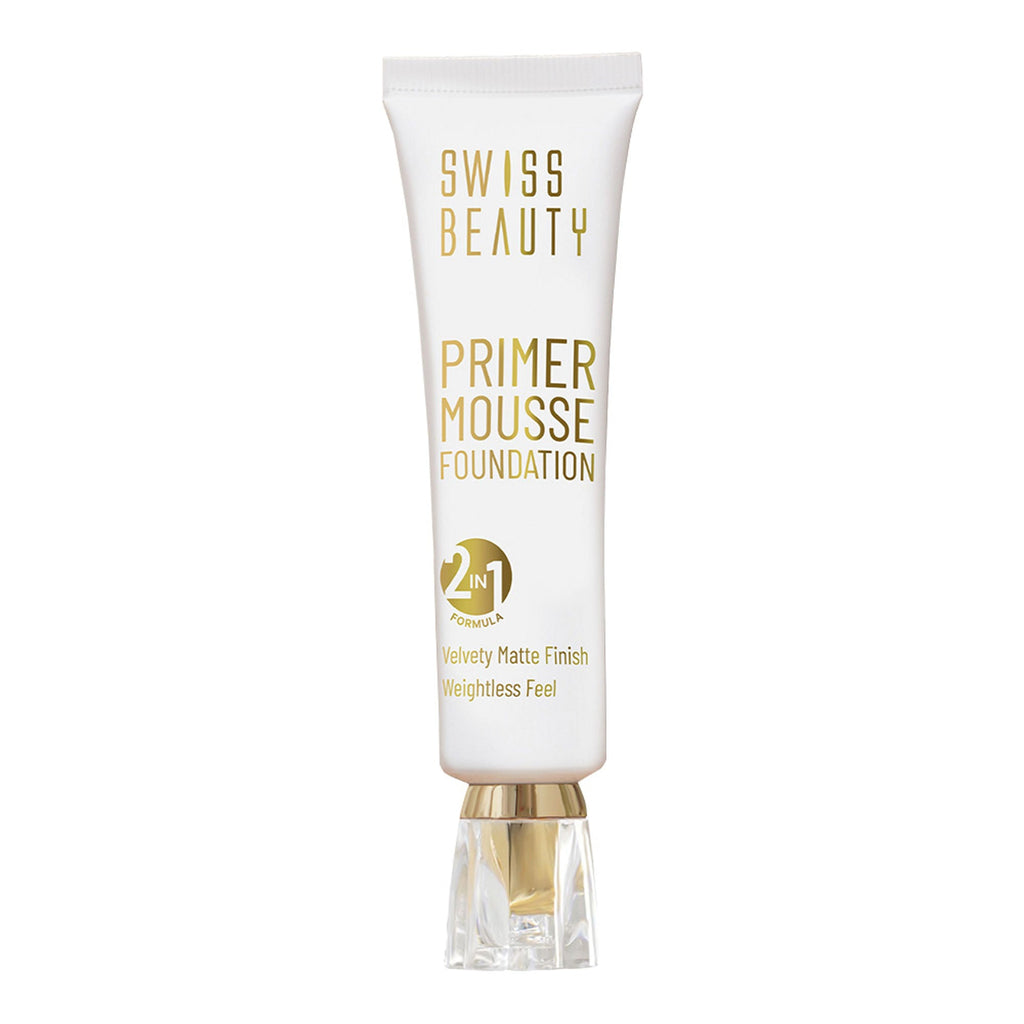 Swiss Beauty Primer Mousse Foundation - 08 Coffee Cream - Distacart
