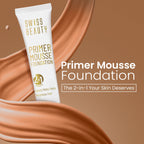 Swiss Beauty Primer Mousse Foundation - 10 Caramel Roast - Distacart