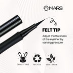 MARS Cosmetics Liquid Pen Eyeliner - Black - Distacart