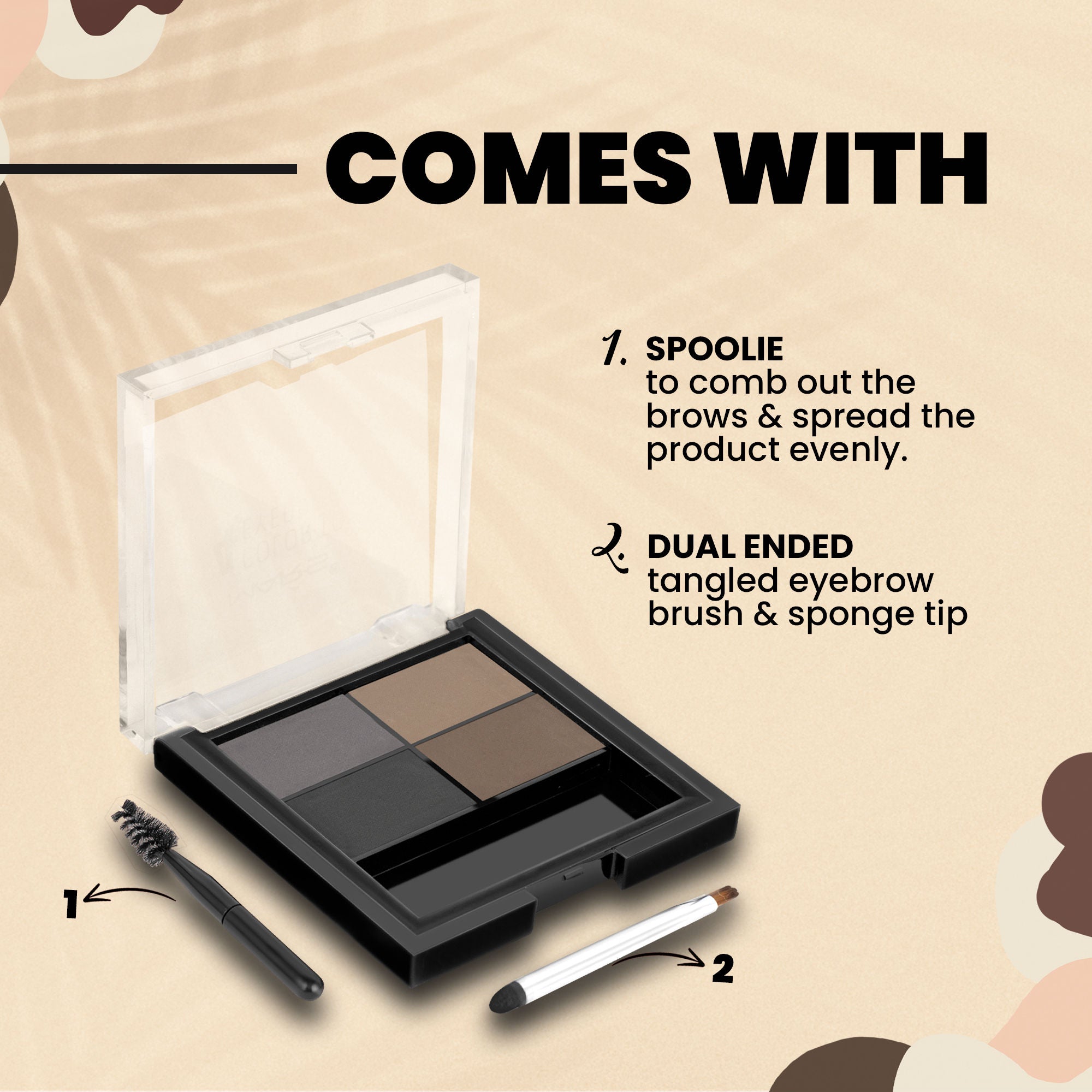 MARS Cosmetics Eyebrow Powder Palette - 8g - Distacart
