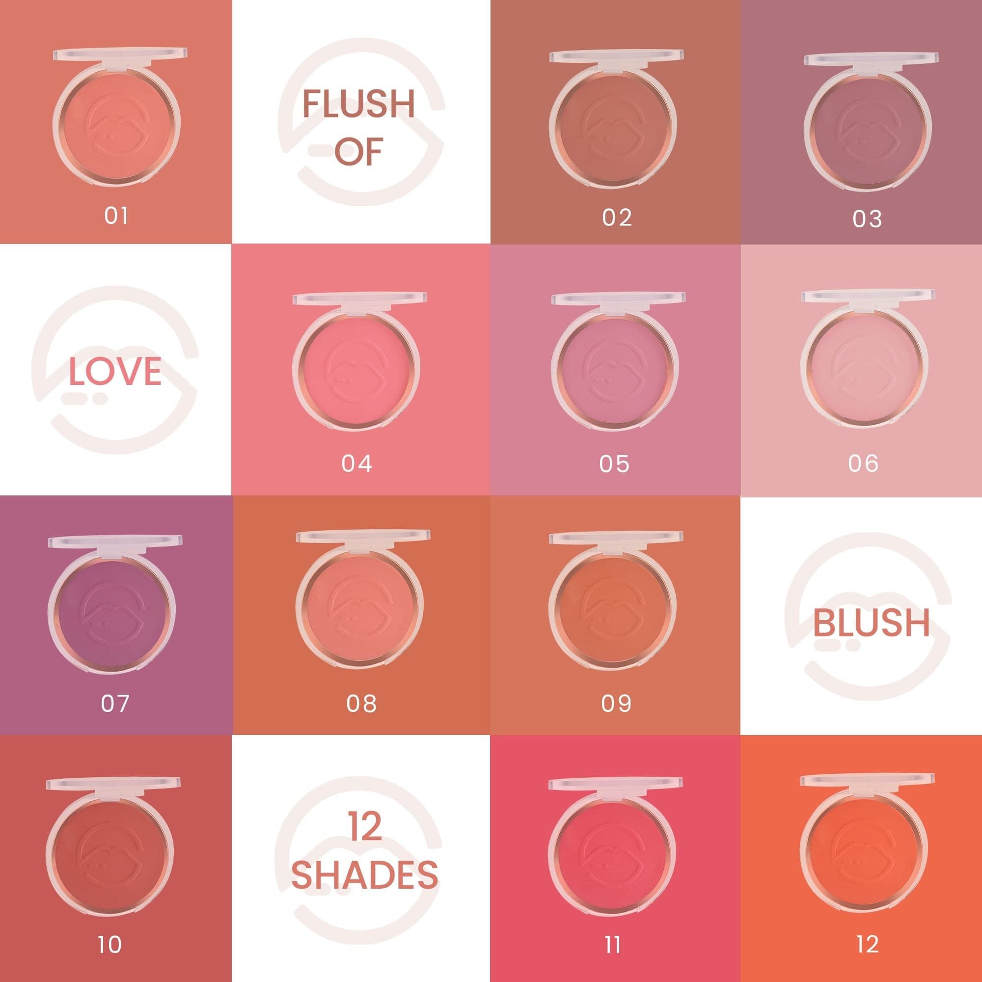MARS Cosmetics Flush Of Love Face Blusher - 11 - Distacart