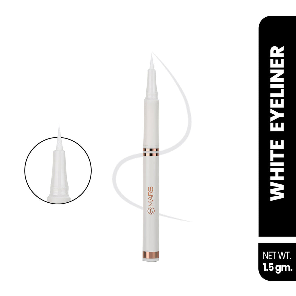 MARS Cosmetics Liquid Pen Eyeliner - White - Distacart
