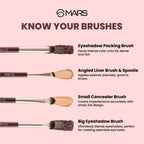 MARS Cosmetics Professional Makeup Brush - Set Of 12