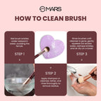 MARS Cosmetics Professional Makeup Brush - Set Of 12