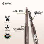 MARS Cosmetics Oh Brow Eyebrow Pencil - Black - Distacart