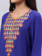 Souchii Women Beautiful Ethnic Motifs Yoke Design Mirror Work Kurta - Distacart