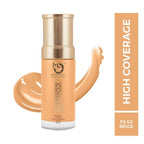 Matt Look High Coverage Waterproof Oil Free Matte SPF 25 Foundation - Beige