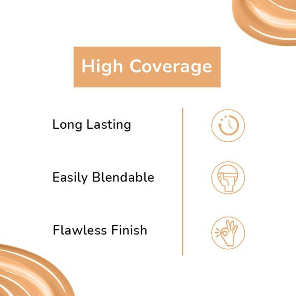 Matt Look High Coverage Waterproof Oil Free Matte SPF 25 Foundation - Beige