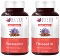 bliss welness flaxseed oil high potency omega 3 softgel capsule 60 each