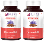 bliss welness flaxseed oil high potency omega 3 softgel capsule 60 each