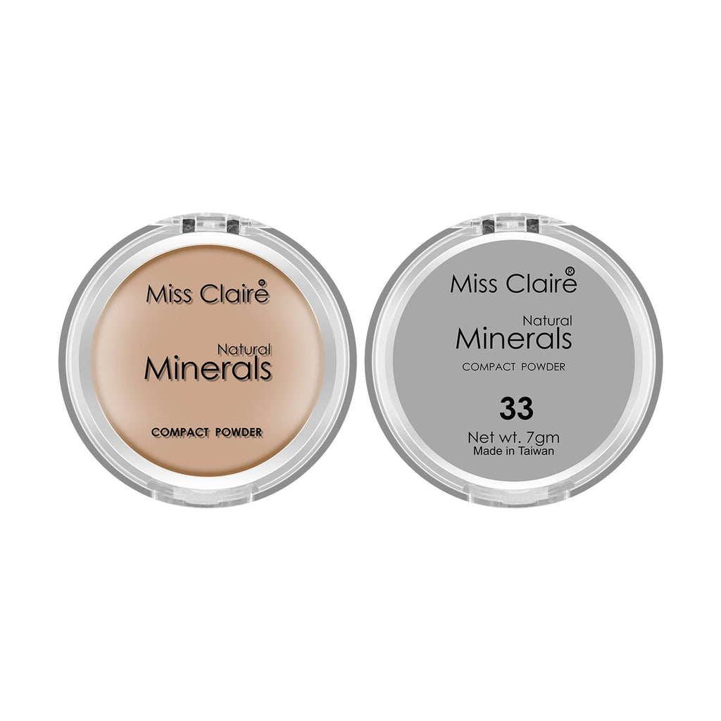 Miss Claire Natural Mineral Compact Powder - 33
